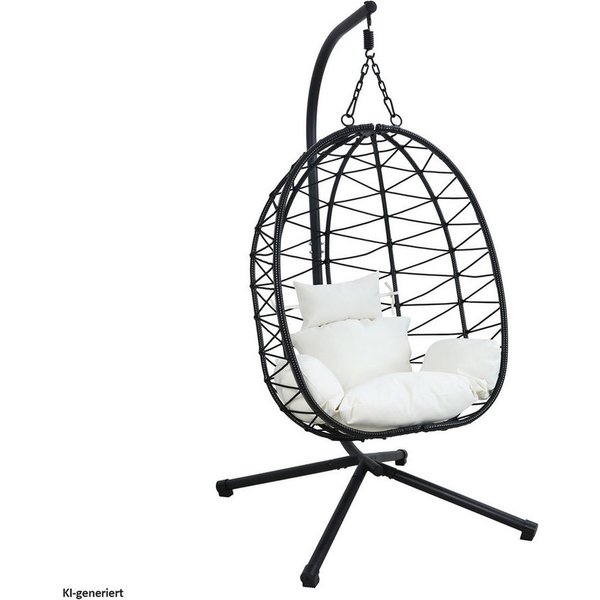 HTI-Living Hängesessel Hängesessel Lorica (Stück, 1-St., 1 Hängesessel), Schaukelsessel mit Gestell