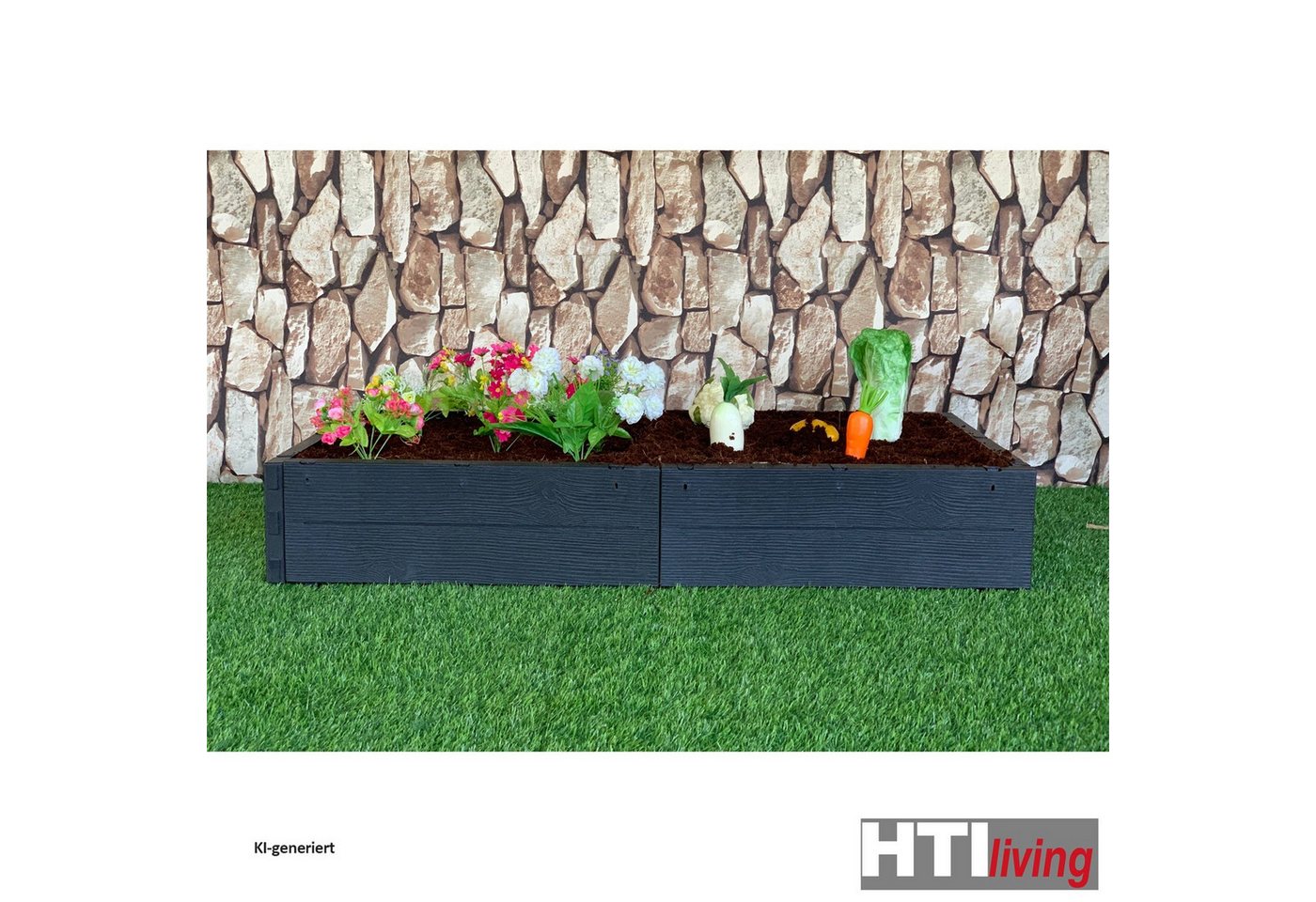 HTI-Living Hochbeet Hochbeet 6-teilig Nessa (Set, 6 St., 6 Module), Pflanzkasten – Bild 2 von 3