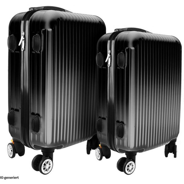 HTI-Living Kofferset Kofferset 2-teilig High Level, 4 Rollen, (Set, 2 tlg., 2 Koffer), Hartschalenkoffer mit Rollen Teleskopgriff