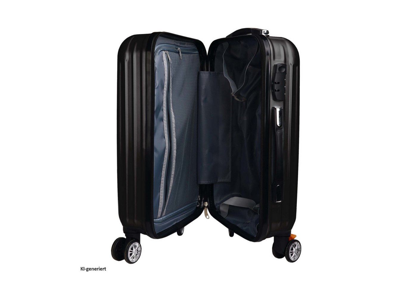 HTI-Living Kofferset Kofferset 2-teilig High Level, 4 Rollen, (Set, 2 tlg., 2 Koffer), Hartschalenkoffer mit Rollen Teleskopgriff – Bild 3 von 3