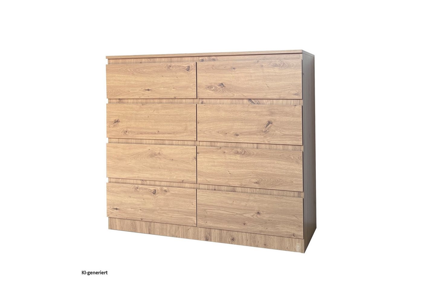 HTI-Living Kommode Kommode 8 grifflose Schubladen Thekla Artisaneiche (Stück, 1 St., 1 Kommode), Sideboard – Bild 3 von 4