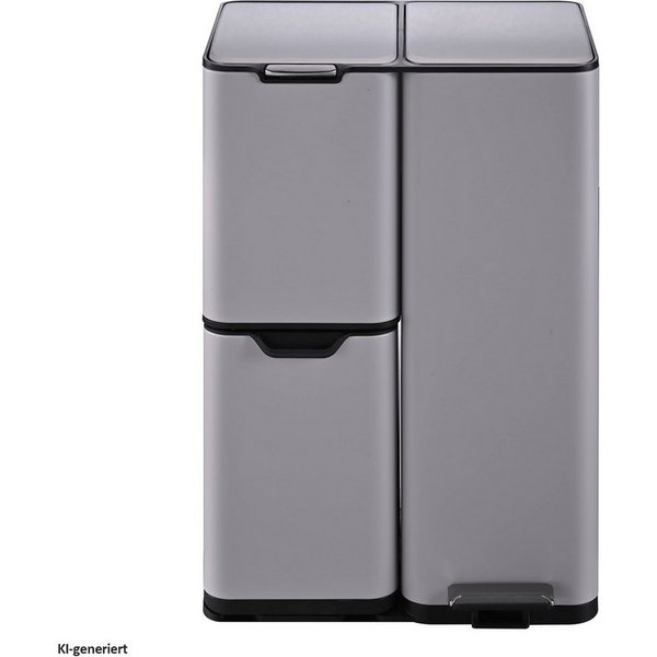 HTI-Living Mülltrennsystem Mülltrennsystem Jannik 60 Liter, 3 in 1, Fassungsvermögen 13 Liter, 17 Liter und 30 Liter