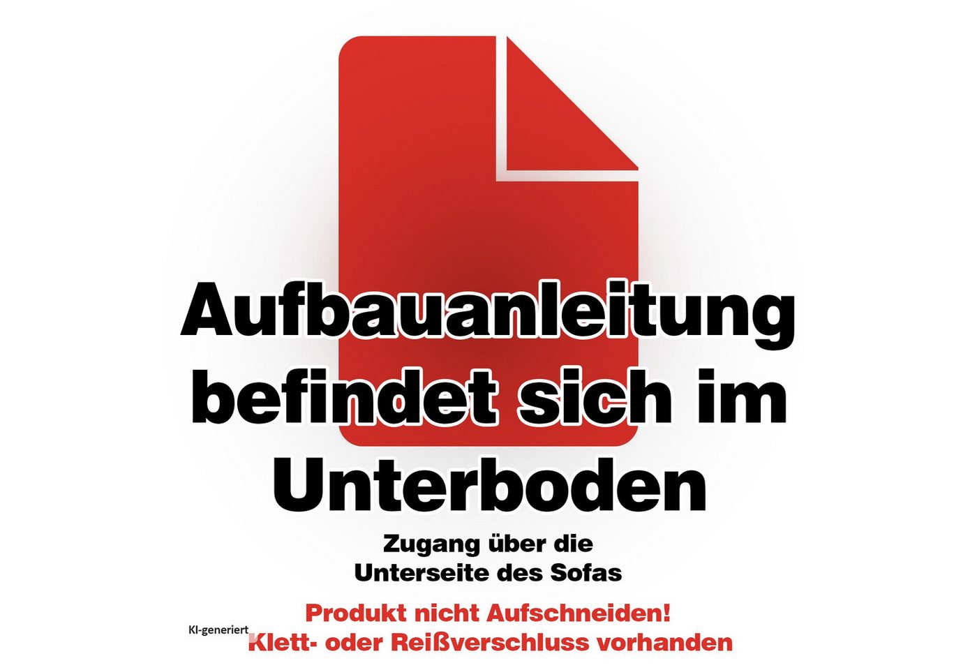 HTI-Living Schlafsofa Klappsofa Grau Milena, Stück 1 Teile, Couch mit Schlaffunktion – Bild 3 von 3