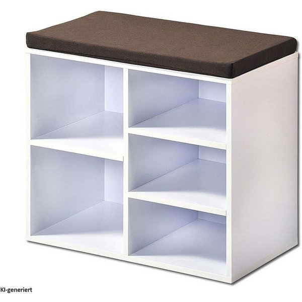 HTI-Living Schuhbank Schuhbank Katja2 (Stück, 1-St., 1 Schuhbank mit Kissenauflage), Schuhregal 5 Fächer
