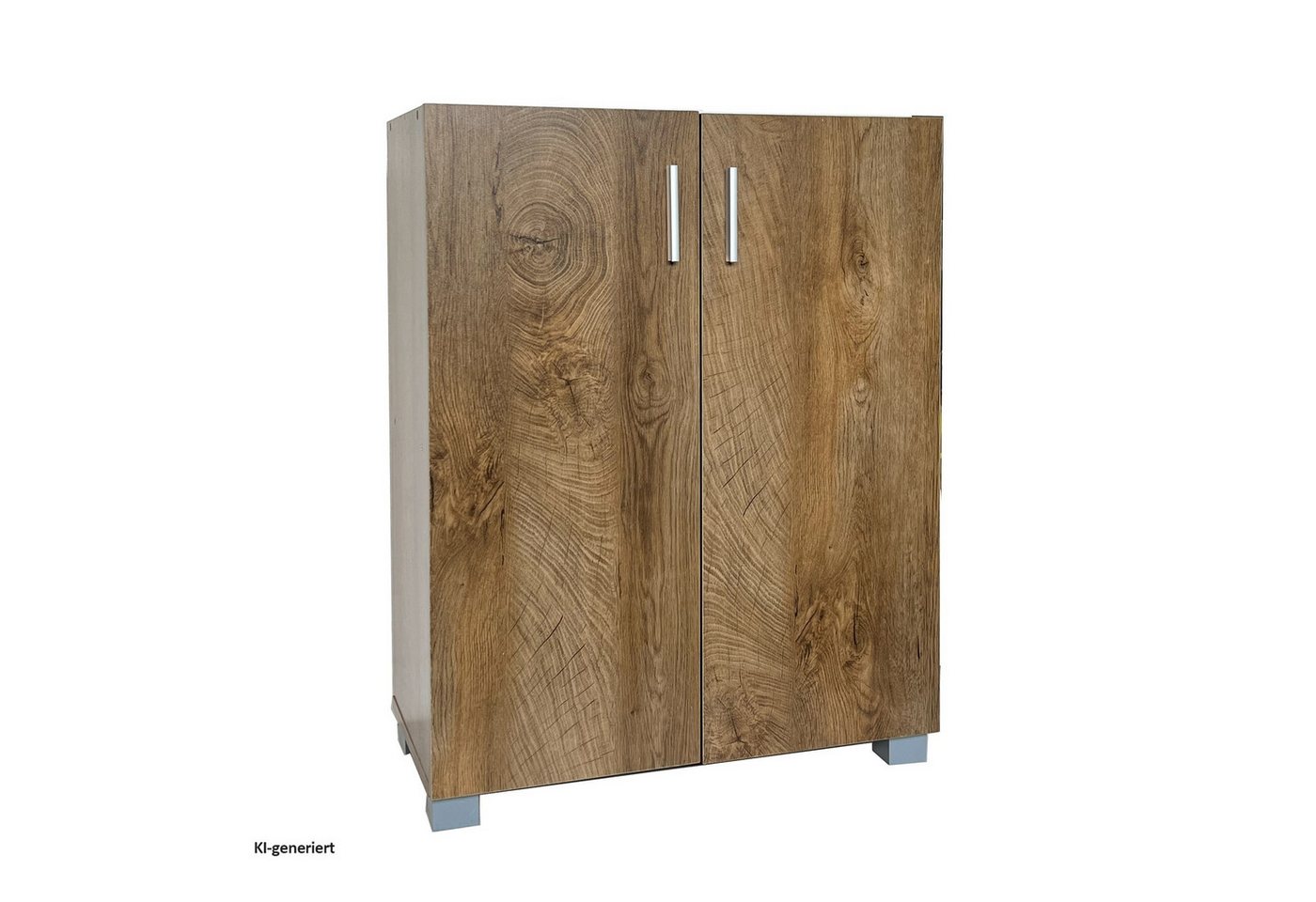 HTI-Living Sideboard Sideboard 2 Fächer Thekla Eiche (Stück, 1 St., 1 Sideboard), Kommode Midischrank – Bild 2 von 2