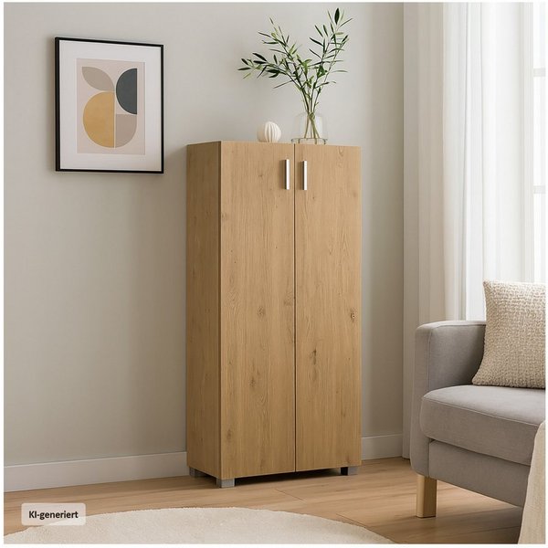 HTI-Living Sideboard Sideboard Kommode 2 Türen Artisaneiche (Stück, 1 St., 1 Sideboard), Kommode Midischrank