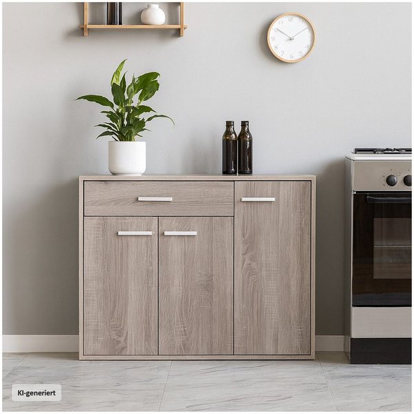 HTI-Living Sideboard Sideboard Nina Sonoma (Stück, 1 St., 1 Sideboard), Anrichte Kommode Schrank
