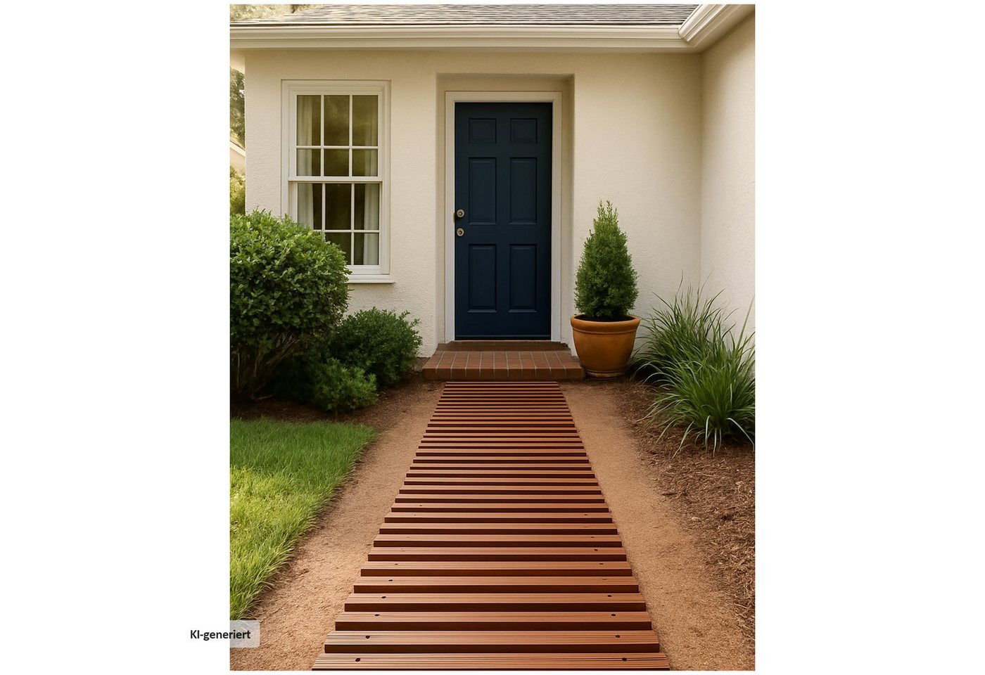 HTI-Living Trittsteine Rollweg Nessa, 30x393 cm, Set, 48-St., 48 Module inkl. Verbindungselementen, Gehweg Gartenweg leicht zu verlegen – Bild 3 von 3
