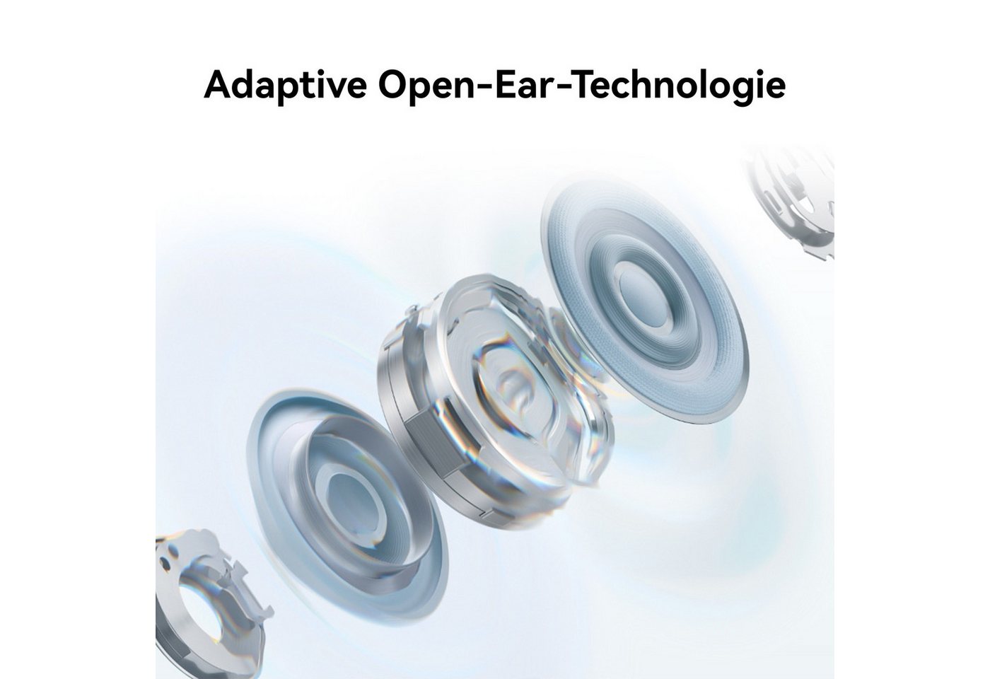 Huawei FreeClip 2 Wireless-Headset (Freisprechfunktion, A2DP Bluetooth, Leichtes Design für ganztägigen Tragekomfort, Kristallklare Anrufe) – Bild 4 von 5