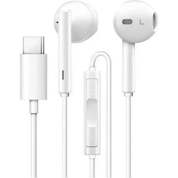 Huawei Original In-Ear-Kopfhörer Stereo Set CM33 USB Typ C Kopfhörer weiß In-Ear-Kopfhörer