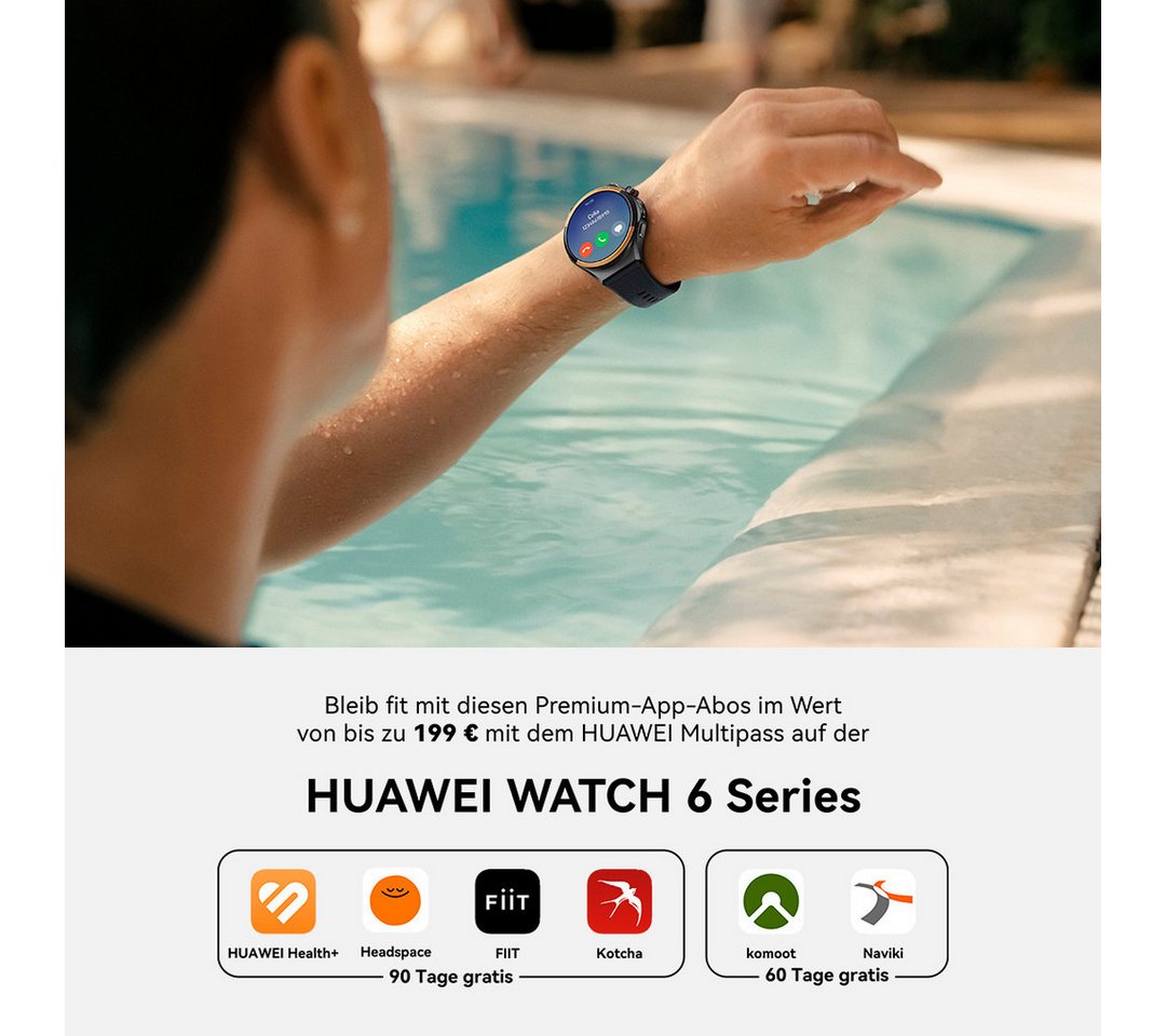 Huawei Watch 6 46mm Smartwatch (3,81 cm/1,5 Zoll, Harmony OS) – Bild 2 von 5