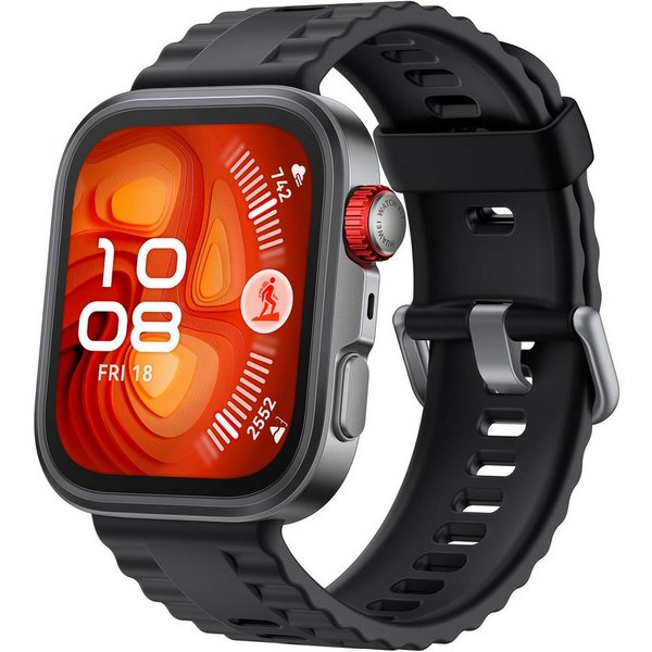 Huawei WATCH FIT 4 Pro Smartwatch (4,6 cm/1,82 Zoll, Harmony OS), Outdoor-Sport, Saphirglas und Titan, bis zu 10 Tage Akkulaufzeit