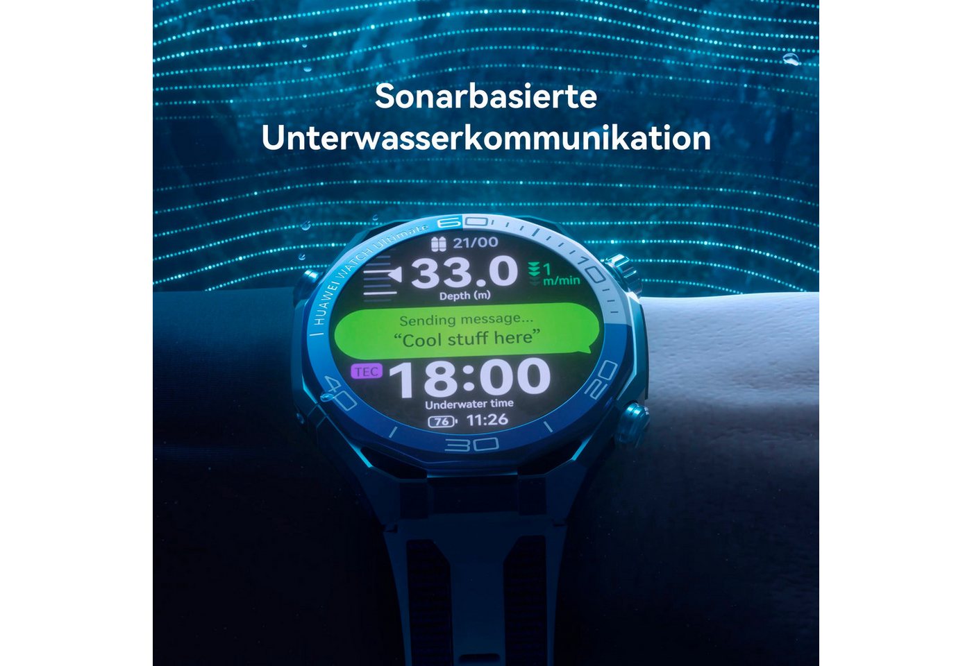 Huawei WATCH Ultimate 2 Smartwatch (3,8 cm/1,5 Zoll, Harmony OS), Golf-Features auf Profi-Niveau, 150-m-Tauchtechnologie – Bild 3 von 5
