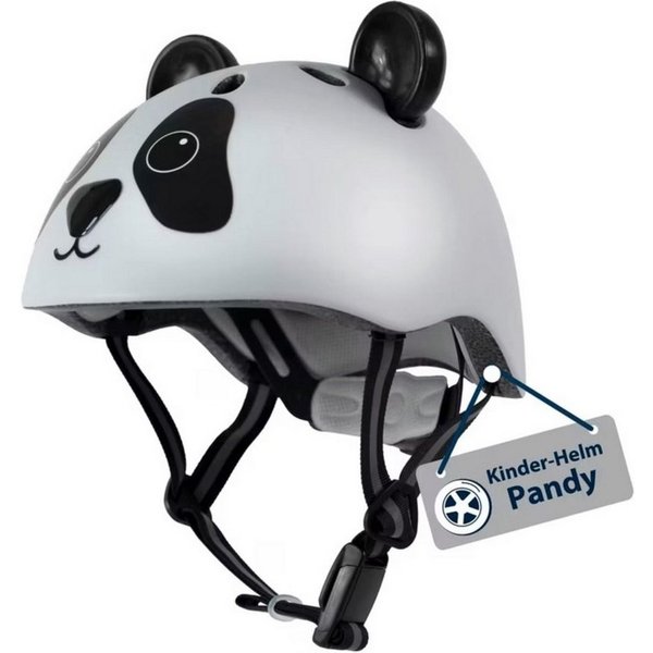 Hudora Kinderhelm Beary, mocha, Kleinkind-Helm in XXS/XS - Ideal für Laufrad, Scooter & Fahrrad