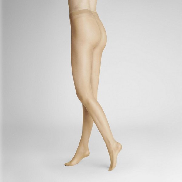 Hudson Feinstrumpfhose SIMPLY 20 15 DEN (2er Pack) transparente verstärkte Spitze, Komfortbund