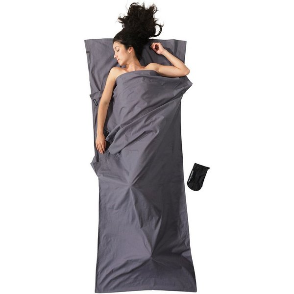 Cocoon Hüttenschlafsack COCOON TravelSheet Baumwolle Leicht-Reiseschlafsack elephant grey