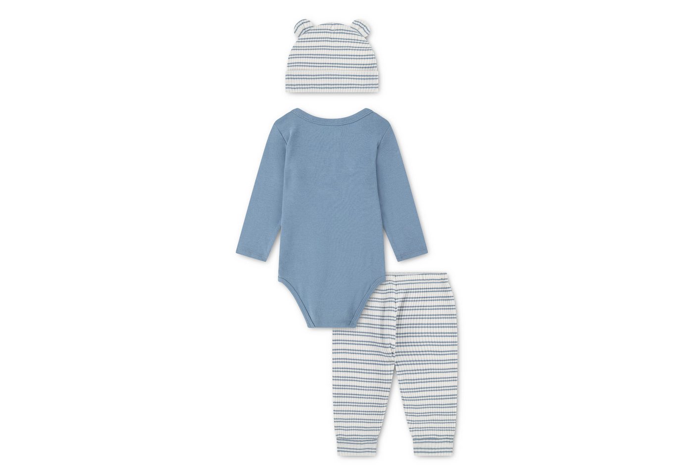 HUGGIES babywear Strampler, Jäckchen & Mütze HUGB BODYSUIT PANT SET + ATTAC (Packung, 3-tlg) – Bild 2 von 5