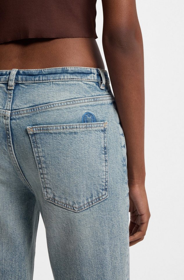 HUGO Bootcut-Jeans Gelissa Mid Rise, weit ausgestellt – Bild 2 von 5