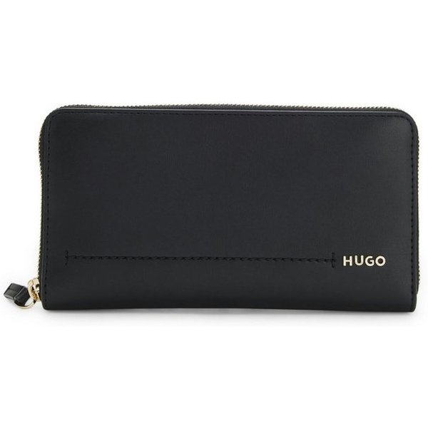 HUGO Brieftasche Yorih, Damen Portemonnaie, Geldeutel, Money Pocket mit Reißverschluss