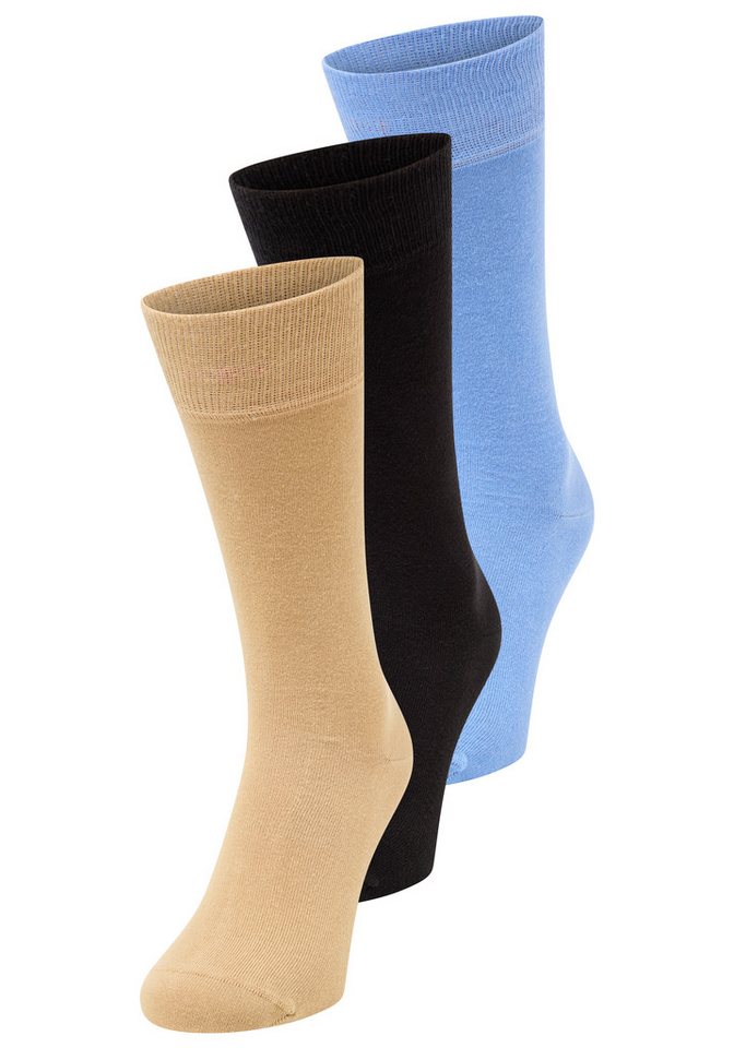 HUGO Businesssocken 3P RS UNI CC (Packung, 3-Paar, 3er Pack) mit kontrastfarbenen HUGO Logo-Schriftzug – Bild 2 von 2
