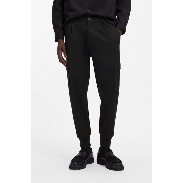 HUGO Cargohose Glavin Slim Fit, tapered leg, Bundfalten vorne