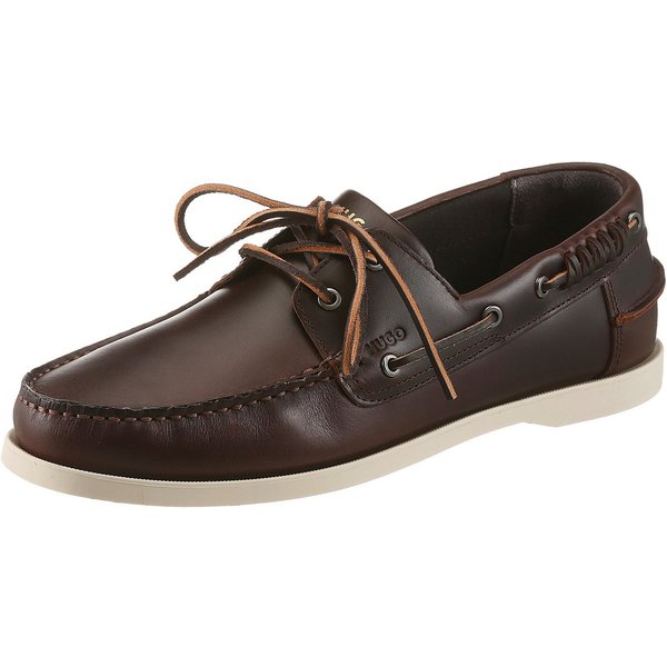 HUGO Darcy_boat Slipper Mokassin, Loafer, Schlupfschuh mit leichter Laufsohle