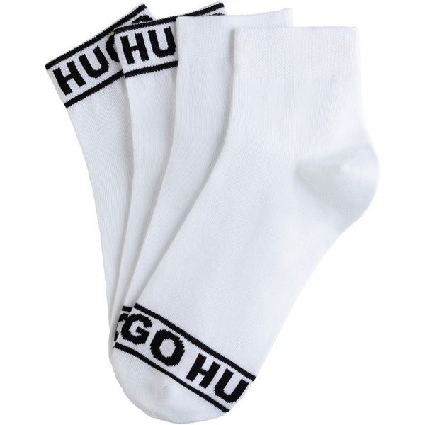 HUGO Freizeitsocken 2P SH LOGO CC W (Set, 2-Paar, 2er) mit Logobund