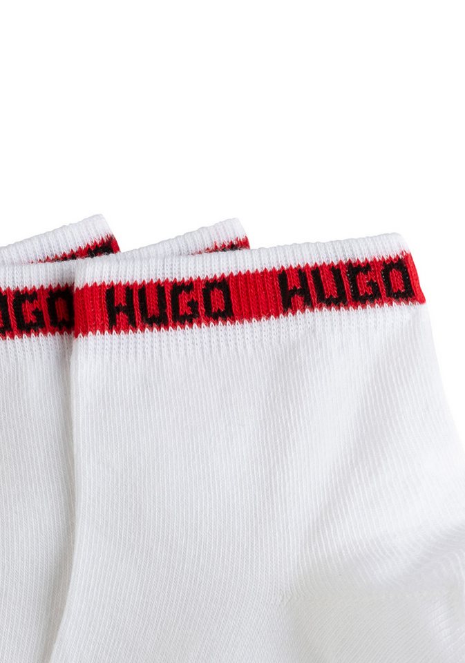 HUGO Freizeitsocken 2P SH TAPE CC 102 (Packung, 2er-Pack) mit HUGO-Logoschriftzügen – Bild 4 von 5