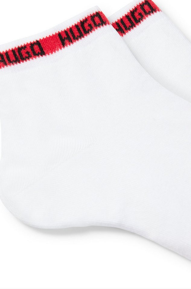 HUGO Freizeitsocken 2P SH TAPE CC 102 (Packung, 2er-Pack) mit HUGO-Logoschriftzügen – Bild 5 von 5
