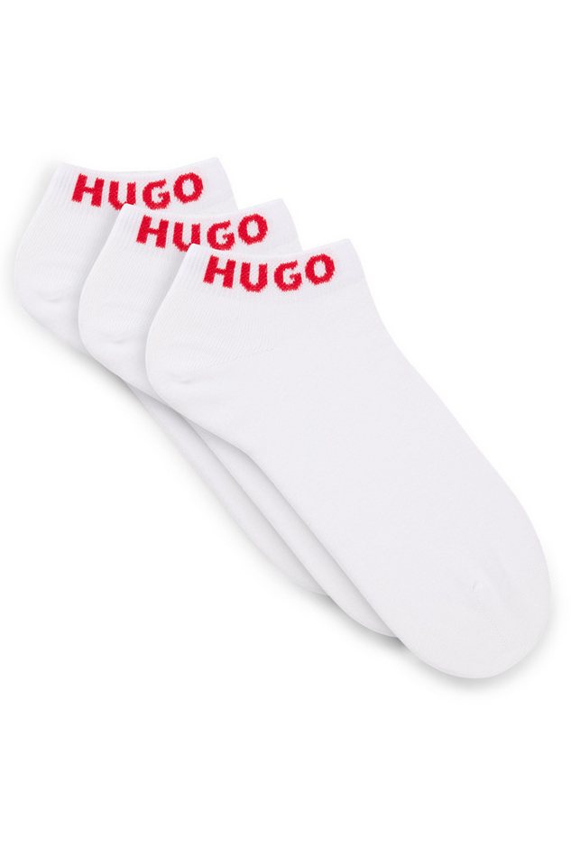 HUGO Freizeitsocken 3P AS UNI CC (Packung, 3er) mit Logostickerei – Bild 3 von 5
