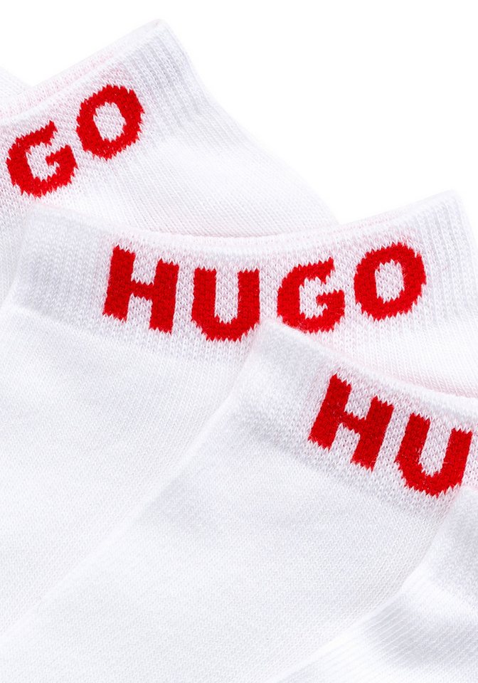 HUGO Freizeitsocken 3P AS UNI CC (Packung, 3er) mit Logostickerei – Bild 4 von 5