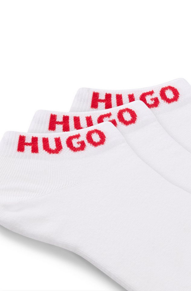 HUGO Freizeitsocken 3P AS UNI CC (Packung, 3er) mit Logostickerei – Bild 5 von 5