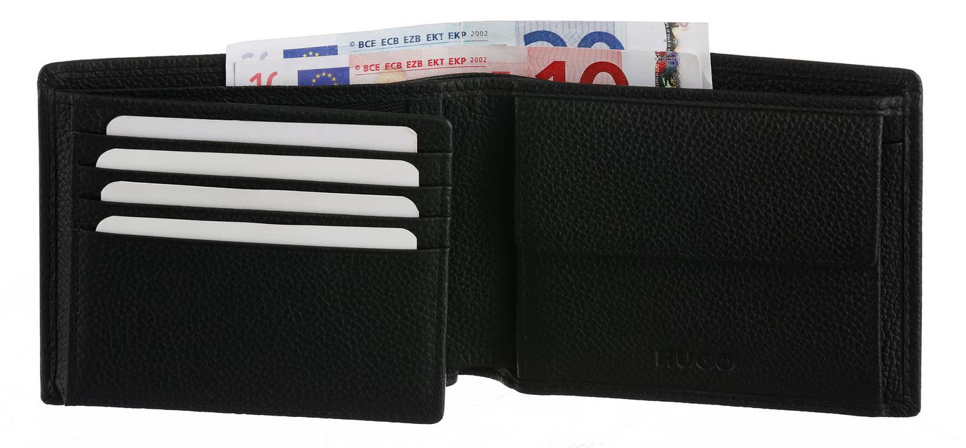 HUGO Geldbörse HUKE, Classic Trifold Wallet, Herren Geldbeutel, Portemonnaie – Bild 3 von 4