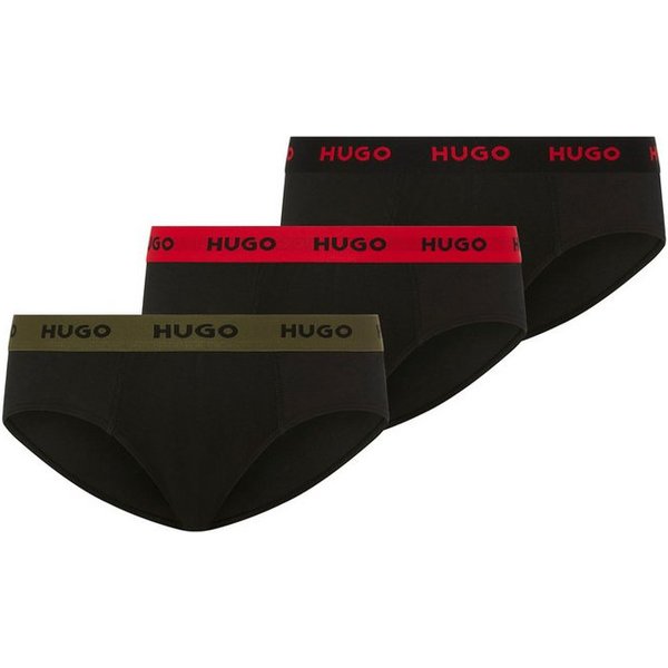 HUGO Hipster HIPBRIEF TRIPL (3-St., 3er) mit elastischem Bund