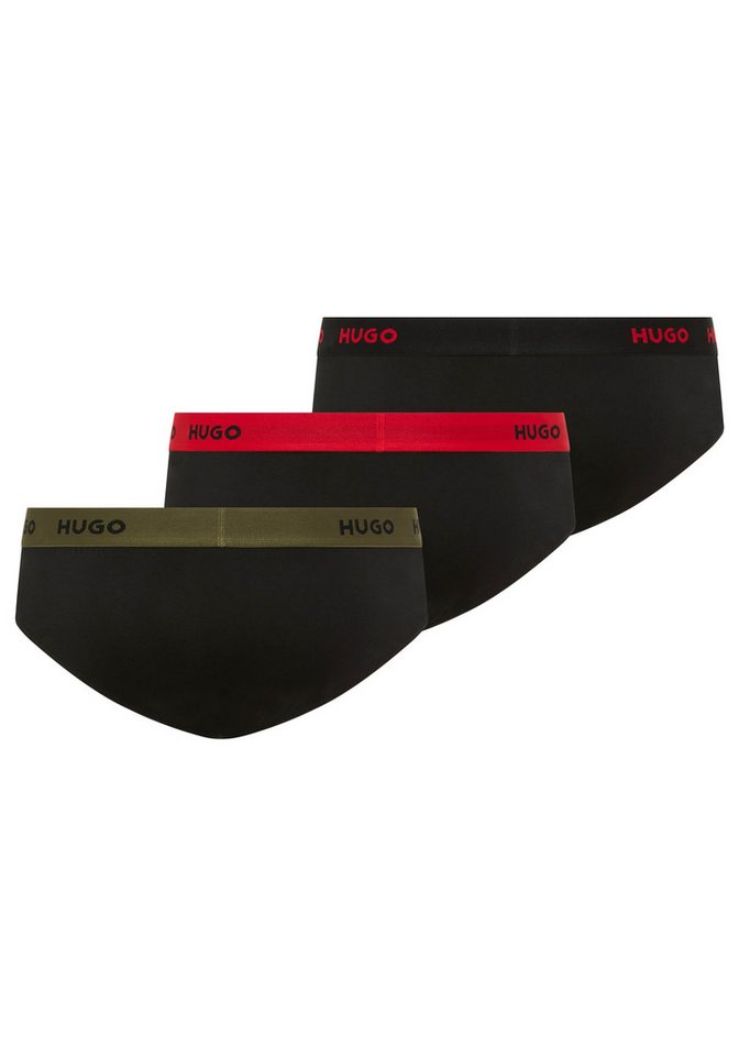 HUGO Hipster HIPBRIEF TRIPL (3-St., 3er) mit elastischem Bund – Bild 2 von 2