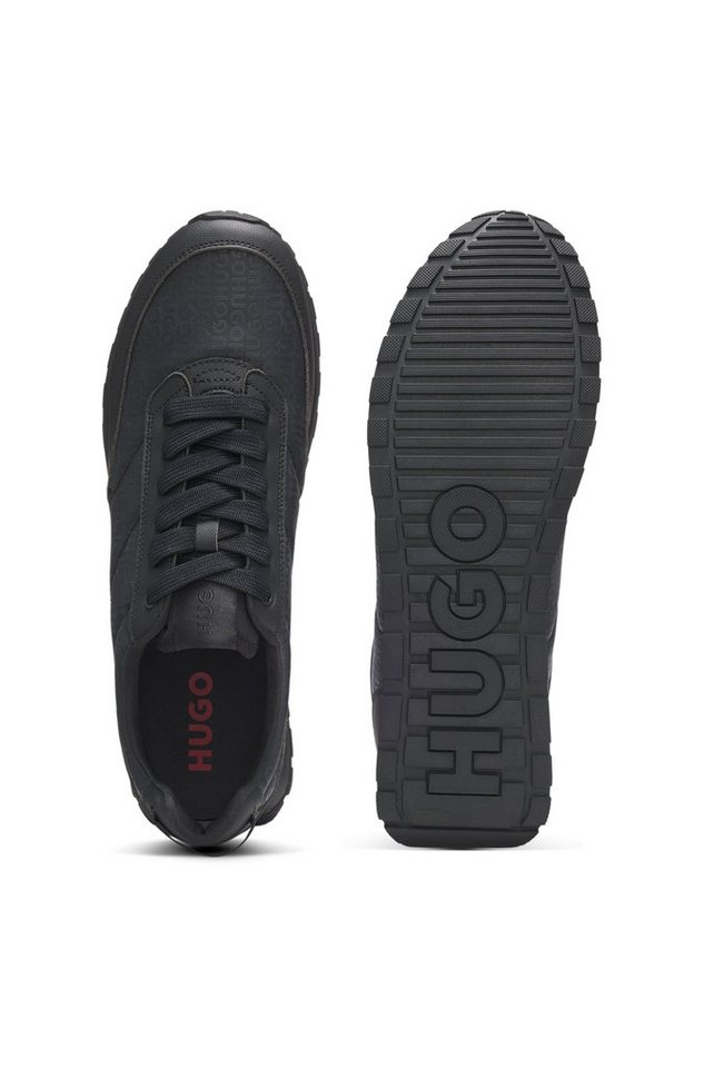 HUGO Icelin_runn Sneaker Schnürschuh, Halbschuh, Freizeitsneaker mit HUGO Allover Druck – Bild 2 von 2