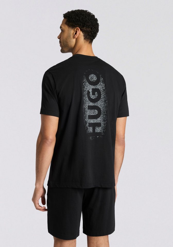 HUGO Kurzarmshirt SPRAY Pyjama-Oberteil, relaxed fit – Bild 2 von 5