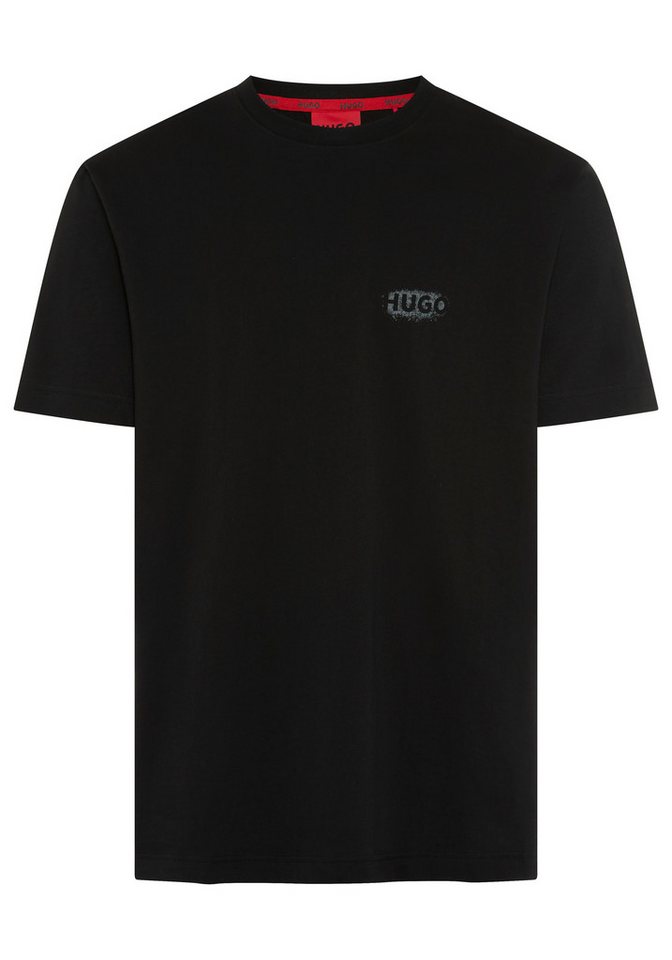HUGO Kurzarmshirt SPRAY Pyjama-Oberteil, relaxed fit – Bild 4 von 5