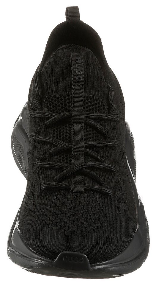 HUGO Leon_runn Slip-On Sneaker Freizeitschnürer, Sportschuh, Halbschuh mit aufgesetzter Schnürung – Bild 4 von 5