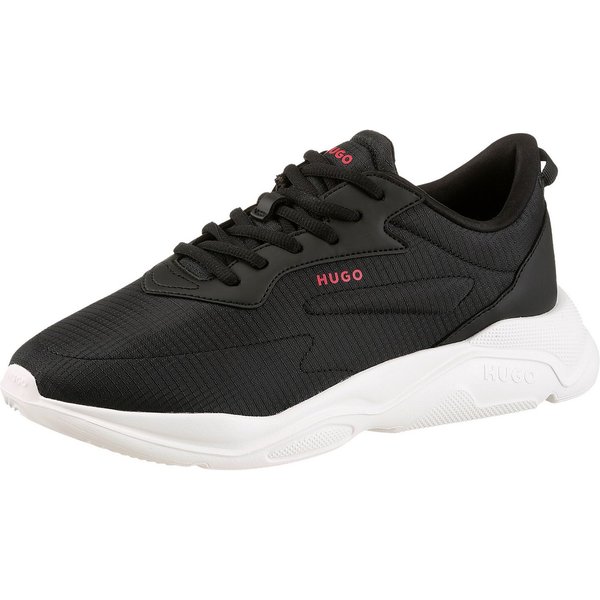 HUGO Leon_runn Sneaker Schnürschuh, Freizeitsneaker, Halbschuh mit trendy chunky Sohle