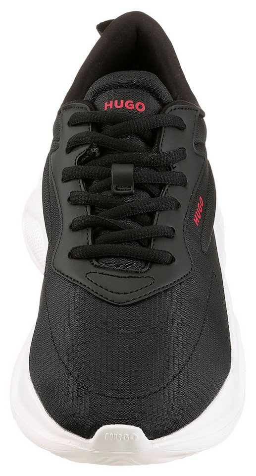 HUGO Leon_runn Sneaker Schnürschuh, Freizeitsneaker, Halbschuh mit trendy chunky Sohle – Bild 4 von 5