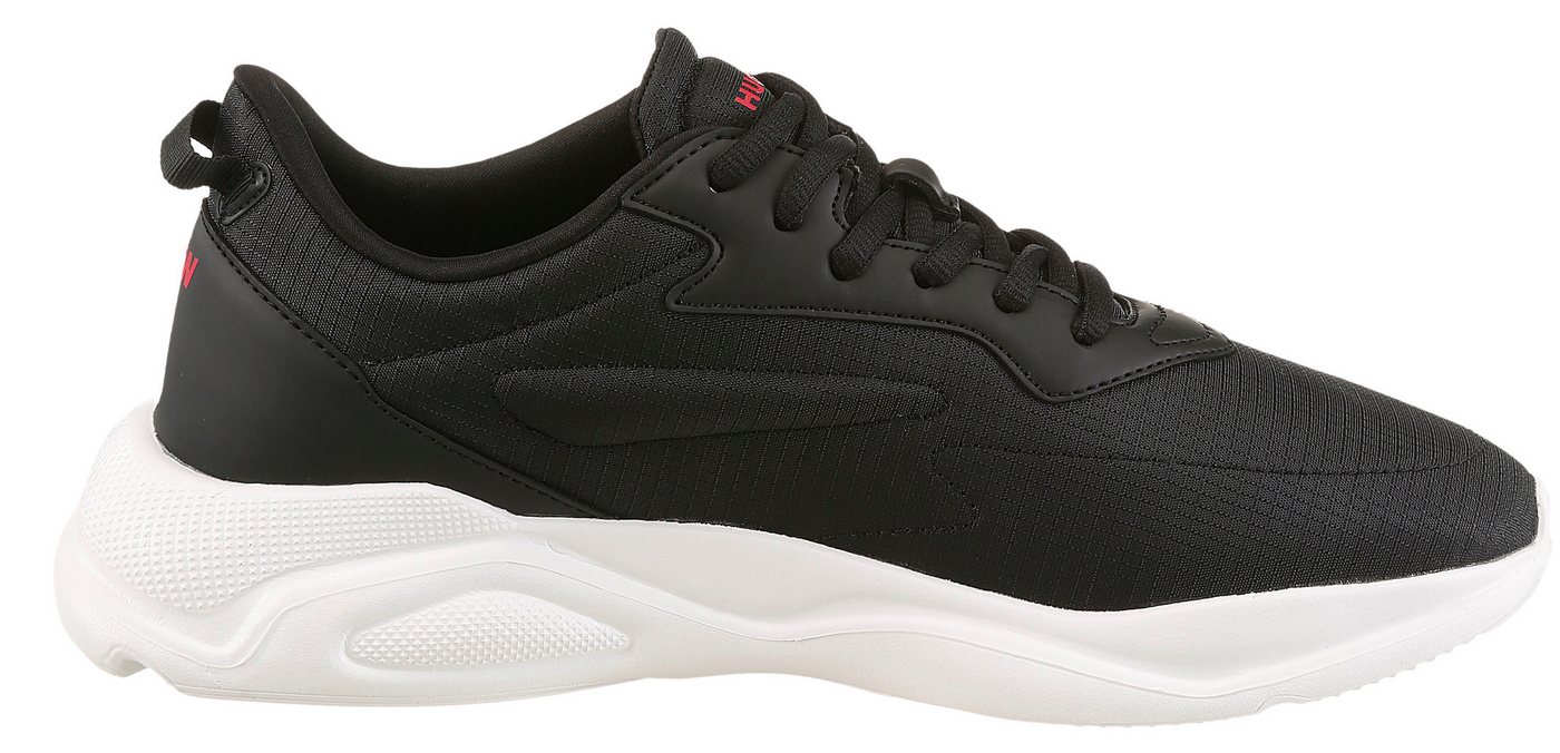 HUGO Leon_runn Sneaker Schnürschuh, Freizeitsneaker, Halbschuh mit trendy chunky Sohle – Bild 5 von 5