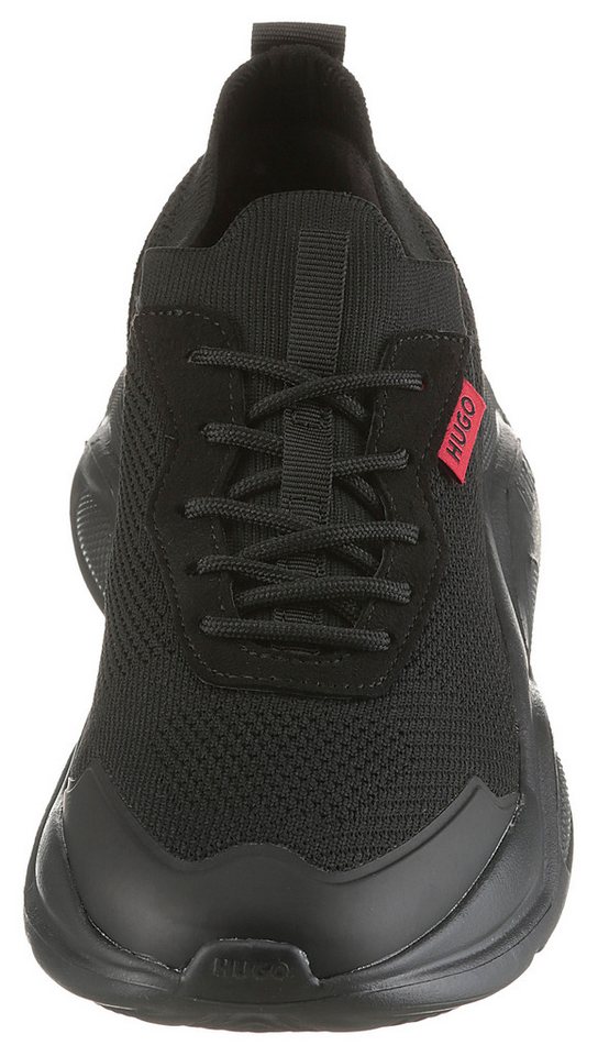 HUGO Leon_runn Sneaker Trend Runnersneaker, Schlupfschuh mit aufgesetzter Schnürung – Bild 4 von 5