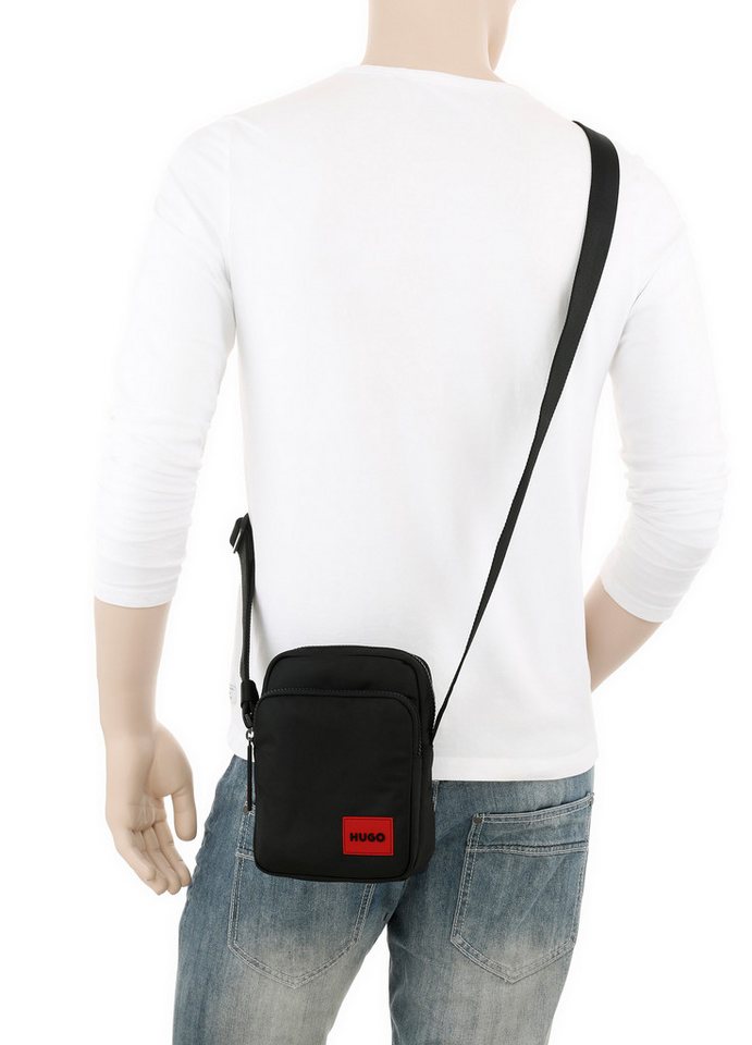 HUGO Messenger Bag Ethon 3.0_NS Pocket, Herren-Umhängetasche, Schultertasche, Bodybag mit Logo – Bild 2 von 3