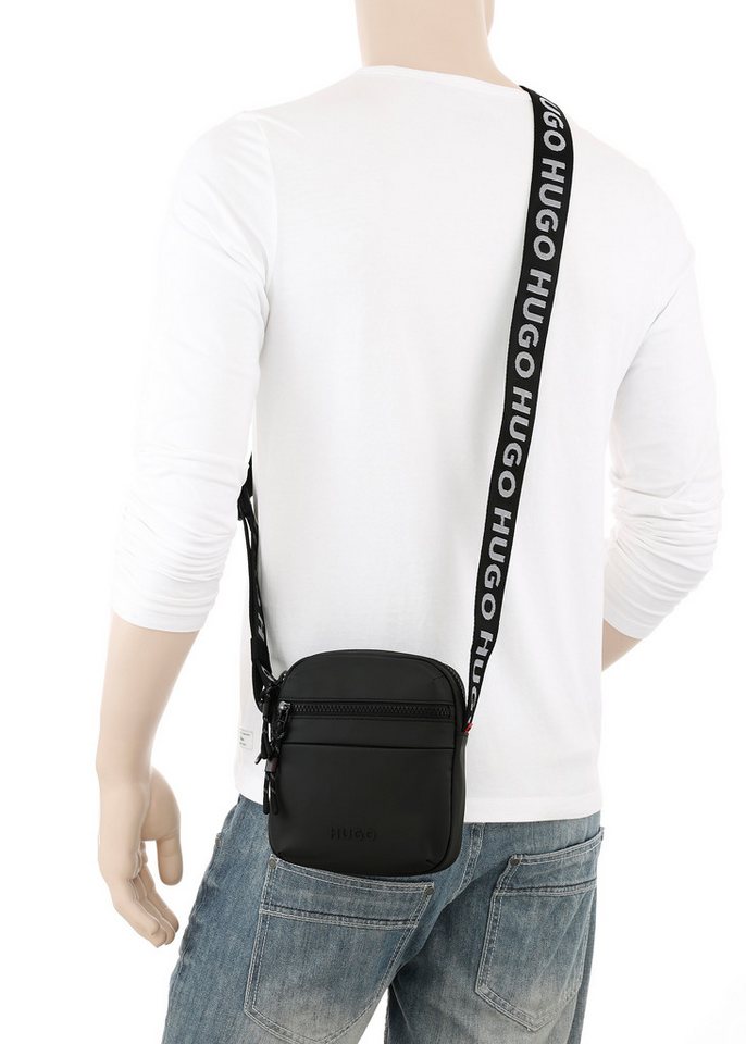HUGO Mini Bag WANNER_NS_Zip, kleine Herren Schultertasche, Umhängetasche mit breitem Schulterriemen – Bild 2 von 3