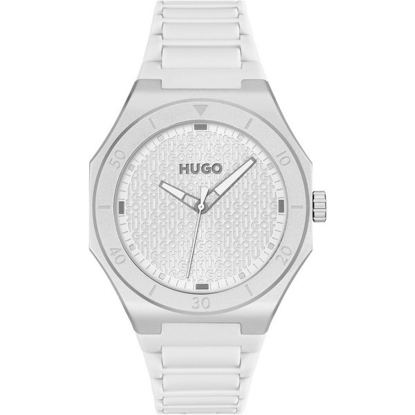 HUGO Quarzuhr #GRAIL LIGHT 1530395, Armbanduhr, Herrenuhr, Silikonarmband, analog