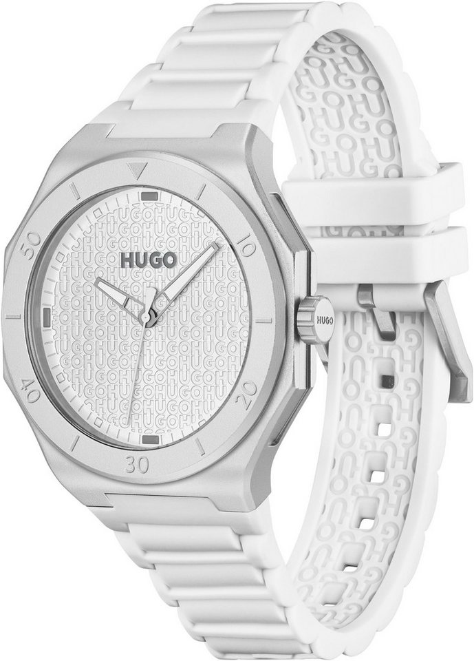 HUGO Quarzuhr #GRAIL LIGHT 1530395, Armbanduhr, Herrenuhr, Silikonarmband, analog – Bild 2 von 4