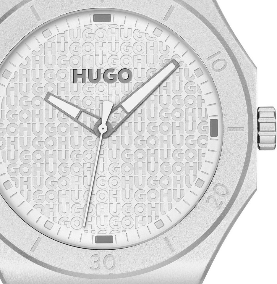 HUGO Quarzuhr #GRAIL LIGHT 1530395, Armbanduhr, Herrenuhr, Silikonarmband, analog – Bild 4 von 4