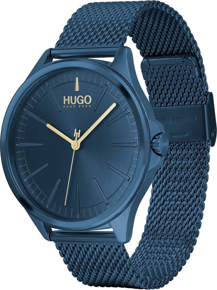 HUGO Quarzuhr #SMASH 1530136, Armbanduhr, Herrenuhr, Mineralglas, Edelstahlarmband – Bild 2 von 3
