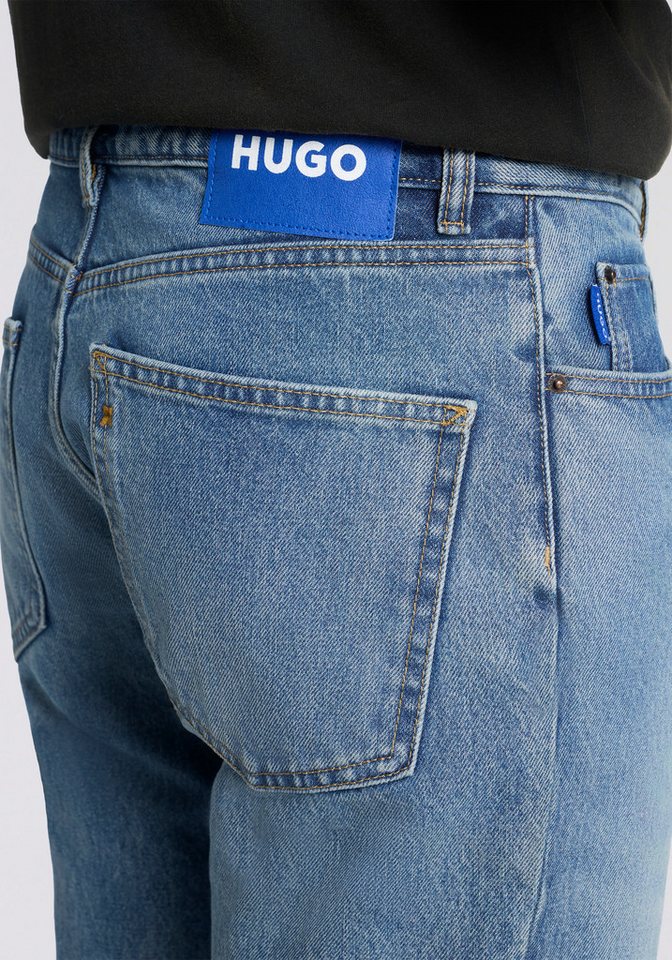 HUGO Regular-fit-Jeans Jonah Regular Fit, used washed, gerades – Bild 5 von 5